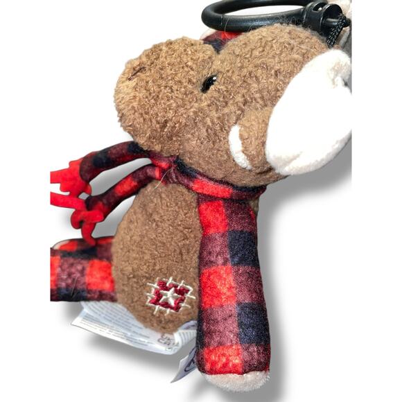 Scentsy Buddy Clip Milford Moose 6" Plush Scented Very Merry Cranberry Backpack - Picture 10 of 13